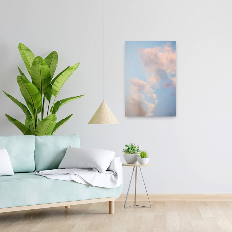 Art contemporain, paysage abstrait, paysage côtier, H 24 po x l 16 po
