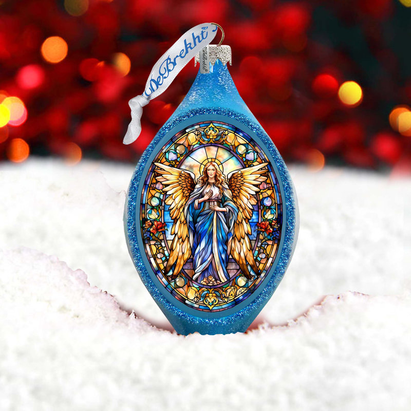 3.5'' Glass Hanging Figurine Ornament