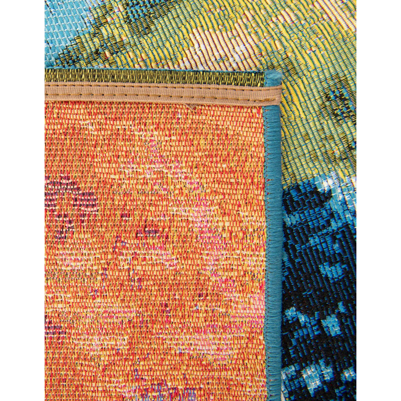 Keazia Indoor/Outdoor Area Rug, Rectangle 5'3" x 8'