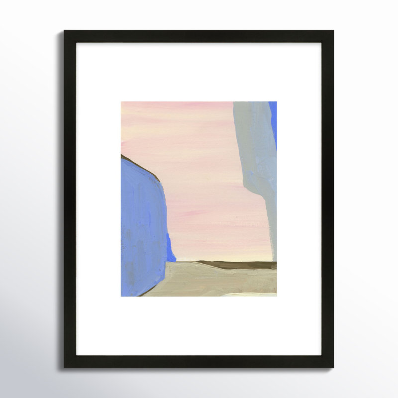 «Morning Sky 2» par Andrea Stokes - Art mural encadré, Cadre noir, H 20 po x l 16 po