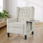Fauteuil inclinable manuel avec table d'appoint pliable et ports USB-1786923087