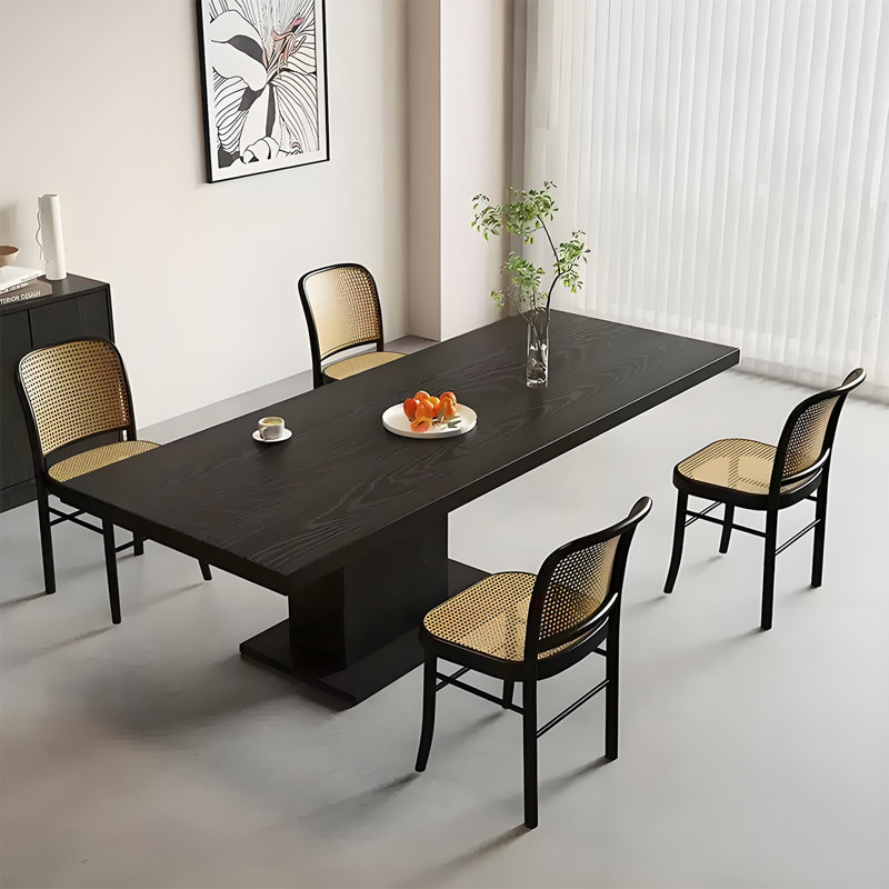 Multi-functional solid wood practical table set, 29.52"H x 86.61"L x 35.43"W