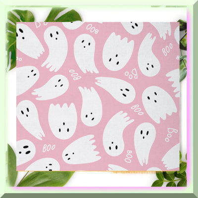 Whimsy Spirit Ghost Print Fabric 1 Yard