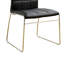 Ensemble de 2 chaises d'appoint rembourrées en similicuir-61215969-61215970