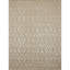 Geometric Area Rug in Light Brown/Ivory-962185483