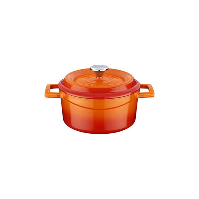 Cast Iron dia.5" h:2.5" 18 oz. Round Cast Iron Dutch Oven