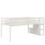 Lit mezzanine avec escalier, blanc-528437856
