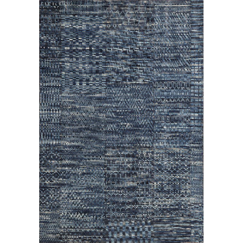 Mystique Hand Knotted Wool Area Rug, Rectangle 5' x 7'