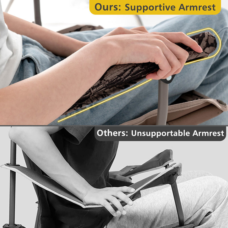 Chaise de camping pliante Nusrat