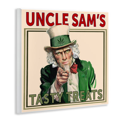 Vintage Character Tasty Treats Wall Plaque Art by Classic Cannabis/Life Is High