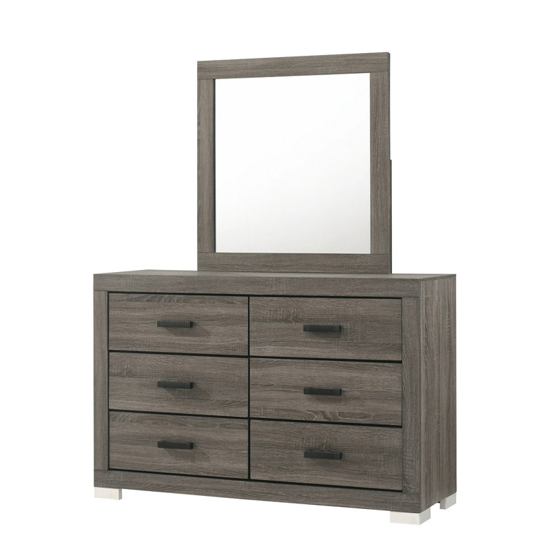 Commode 6 tiroirs Gabia