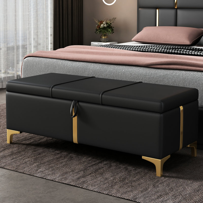 Repose-pieds avec rangement Elegant