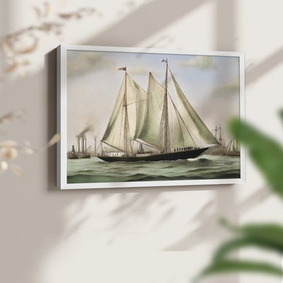 Nautical Series-CLXVI -Framed Print - Restickable