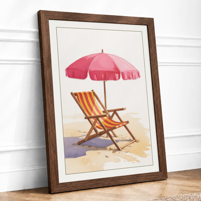 Seaside Rest Coastal - Framed Print