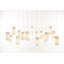 Luminaire suspendu rectangulaire à 17 lumières Krusche-1061630523