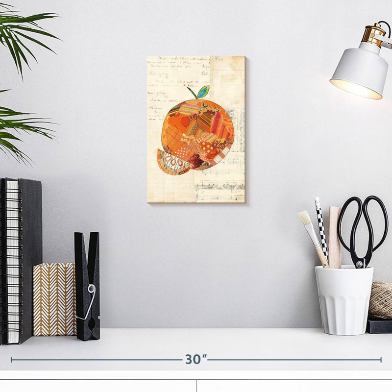 Motifs Yarlin orange, H 12 po x l 8 po
