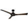 Woody 3 - Blade Outdoor/Indoor Smart Propeller Ceiling Fan with LED Light Kit and Remote Control Included, Works With Alexa and iOS or Android App