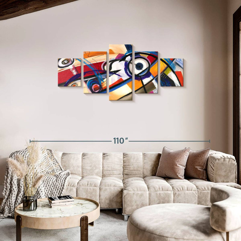 Bold Streams, 34" H x 74" W