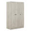 Armoire à 3 portes avec tablettes