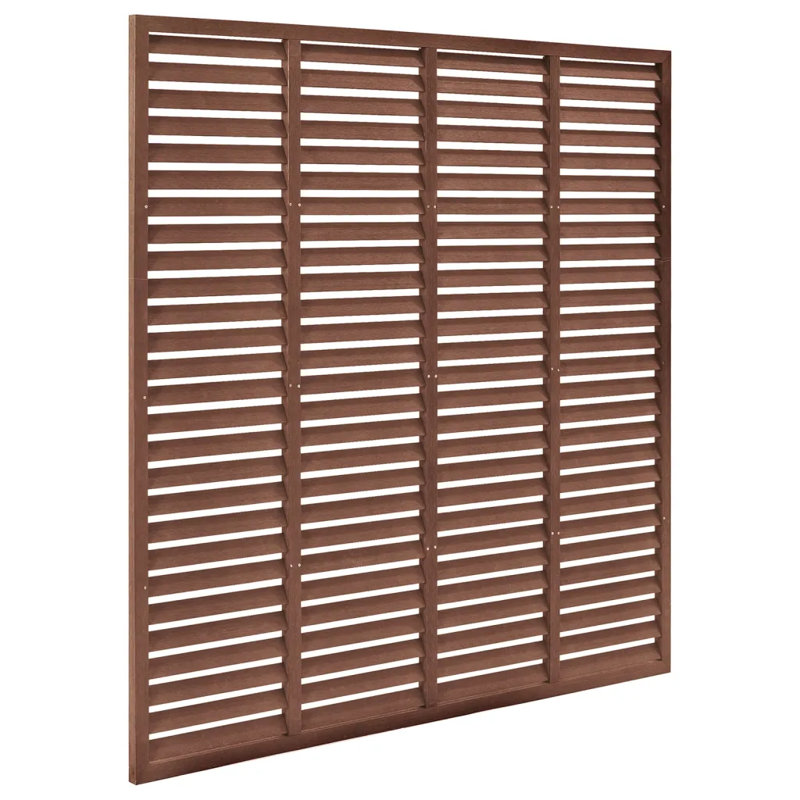 Hanspeter 180cm H x 180cm W Fence Panels, Brown