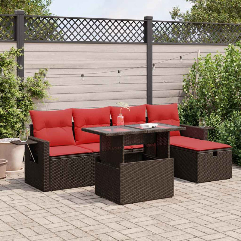 62cm Wide Patio Sofa with Cushions