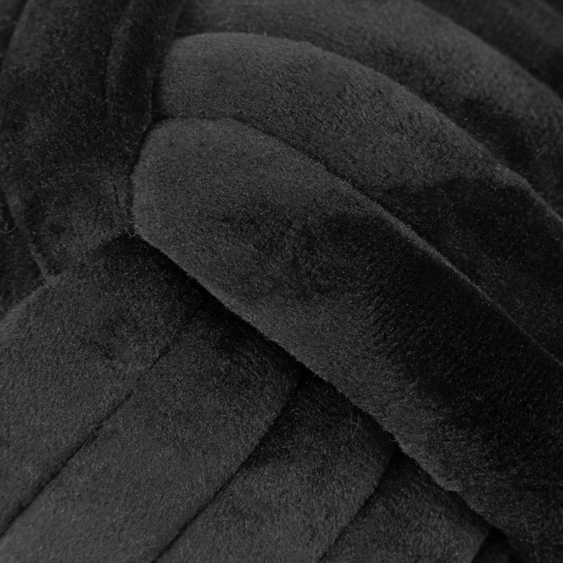 Fabric Floor Door Stop, Black