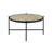 Round Coffee Table with Metal Tube