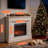 Electric Fireplace with Mantel for Living Room or Bedroom,23" Fireplace Insert Heater, Realistic Log and Flame Effect, Remote Control