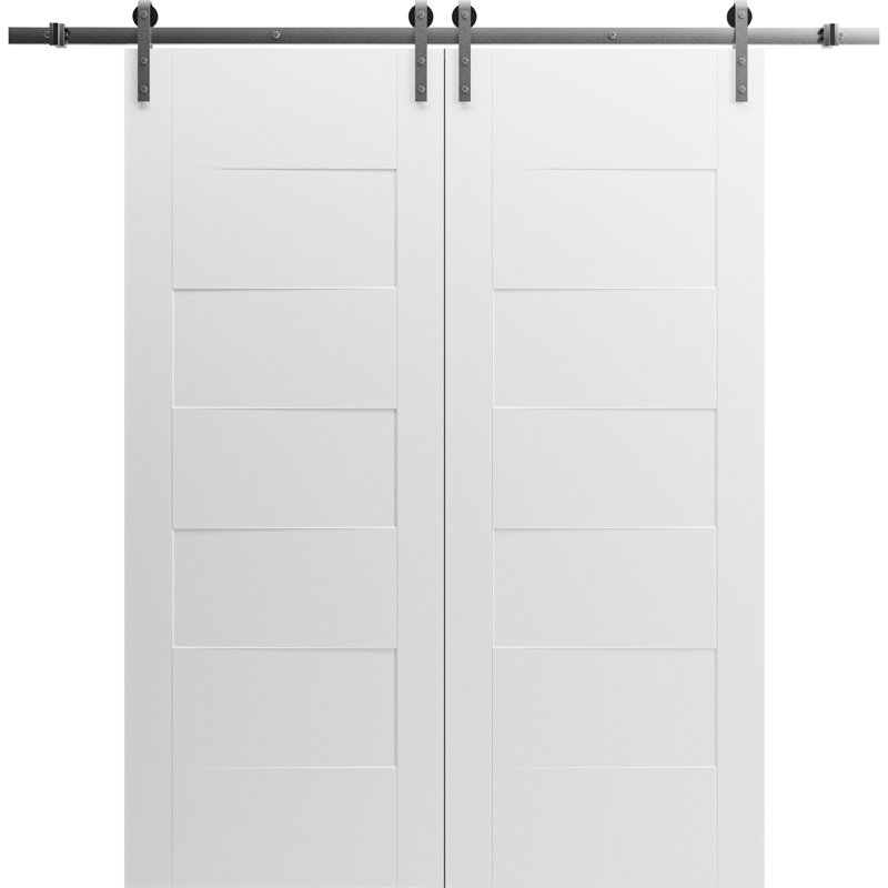 Porte de grange en bois, 56 po x 96 po