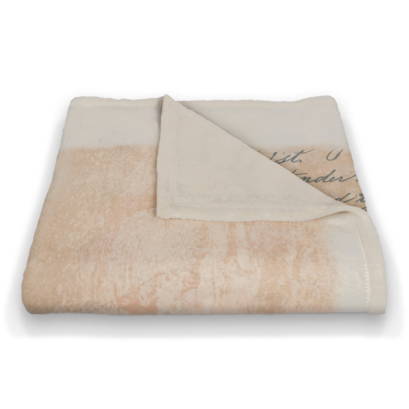 Hand Woven Throw Blanket, Orange