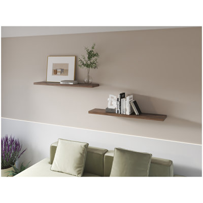 Tablette flottante Greer en mélamine x2 Greer