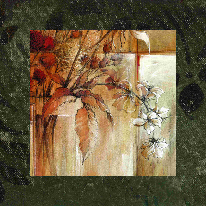 Étude florale, H 36 po x l 36 po