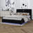 LED Bed Frame With Bluetooth Speaker-448759116-448759117