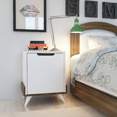 Table de chevet Fred en blanc