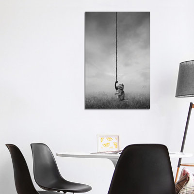 Phone Home by Kathrin Federer - Wrapped Canvas Print