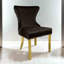 Chaise de salle à manger 2 pièces Glam Style