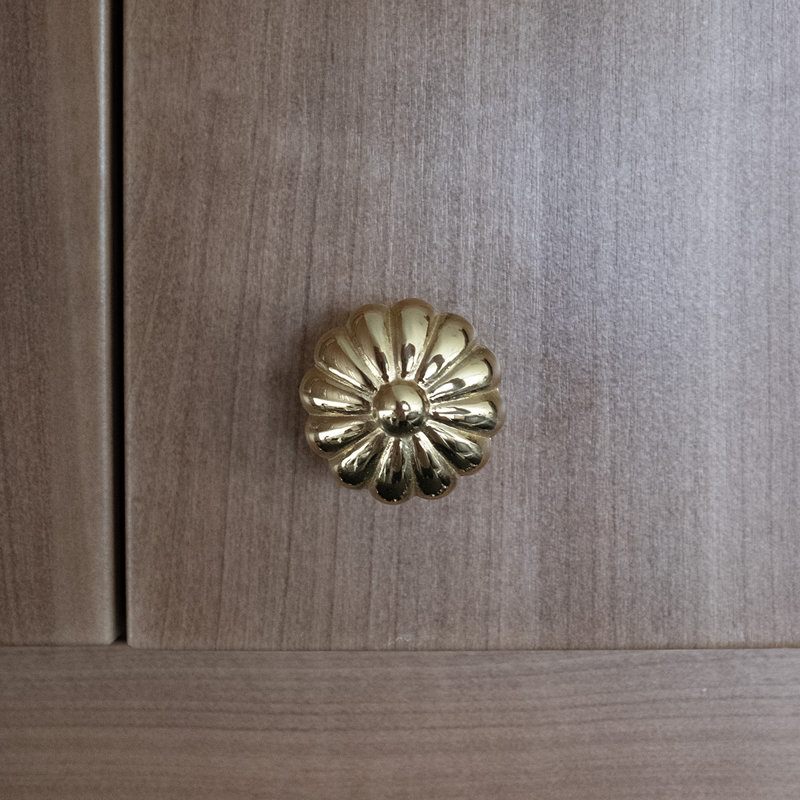 CK Series Knob, Large, Polished Brass
