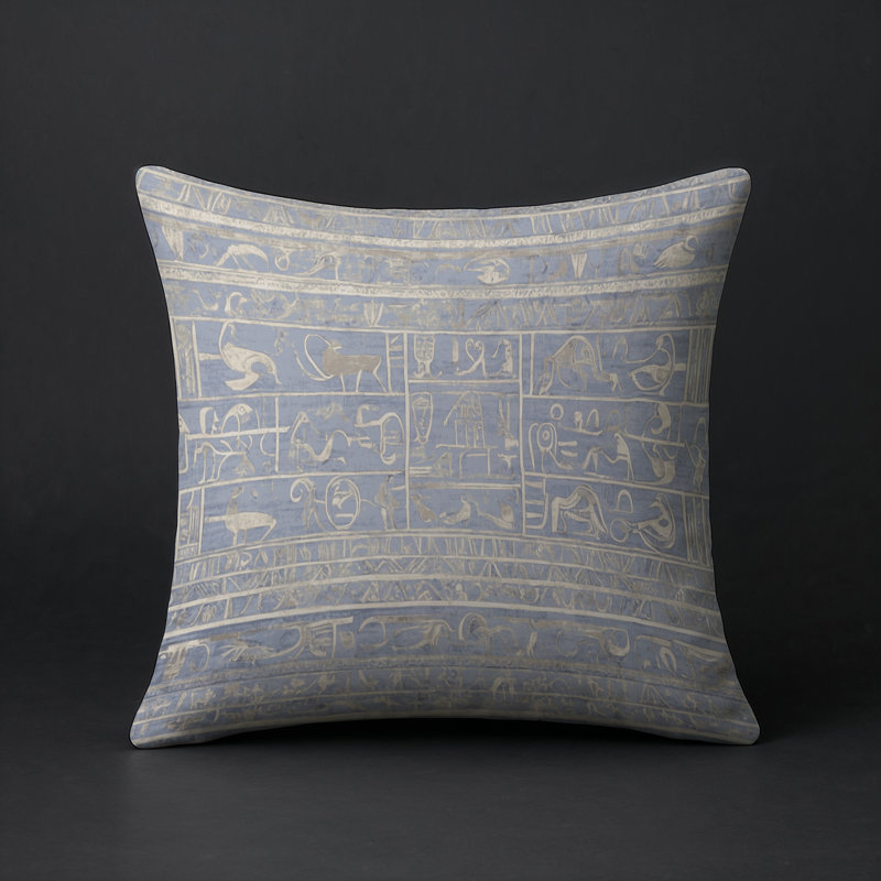 Coussin décoratif intérieur / extérieur gris Modern Modern, Carré 16 po, Gris / beige / gris clair abstrait 14