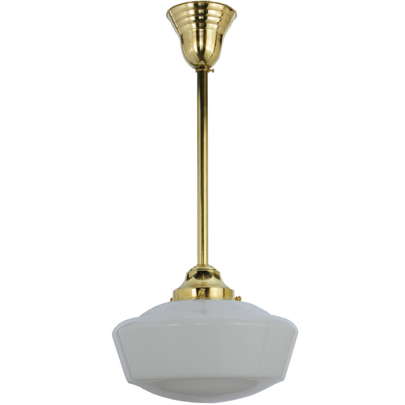 Luminaire suspendu simple à 1 lumière