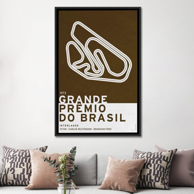« 1973 grande premio do brasil », reproduction d’impression sur toile chungkong