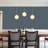 Yearb 3-Light Unique Modern Linear LED Chandelier
