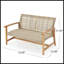 Causeuse Wood + Wicker-2076043842