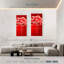 Ballons rouges brillants