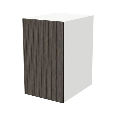 Kindwood Signature Reeded 18 W x 24 D Ready-to-Assemble Plywood Standard Pantry Top Cabinet