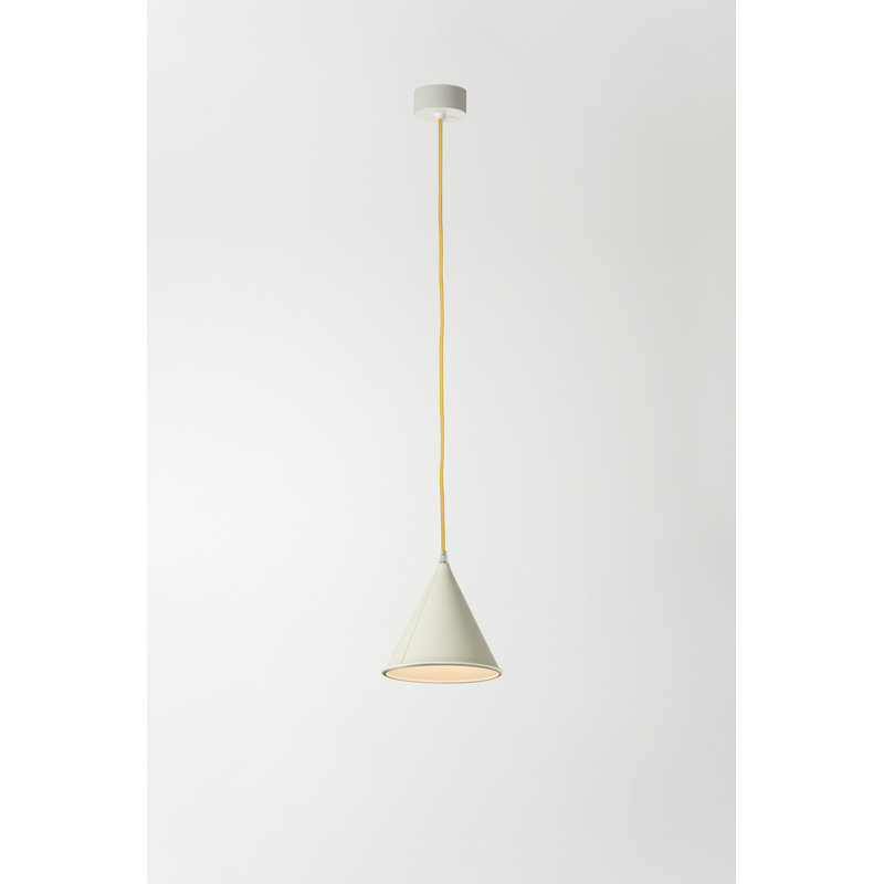Be.pop 1 - Light Cone Pendant, Yellow, White
