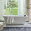Baignoire de trempage autoportante en acrylique 59 po x 30 po Orion-1474183281