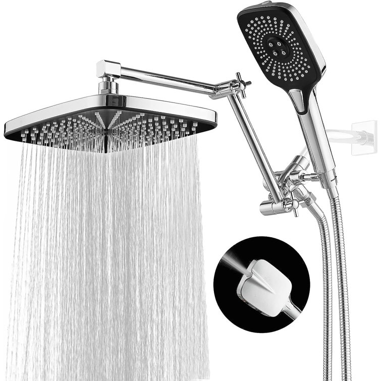 Shower Head With Handheld Combo, High-Pressure Rain/Rainfall