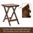 Karlin Outdoor 2 Solid Wood Chairs and 1 Table-741498024