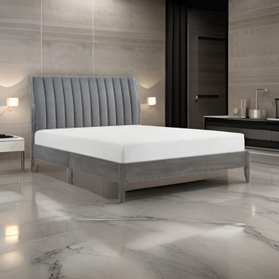 Lit plateforme tapissier Yanelis