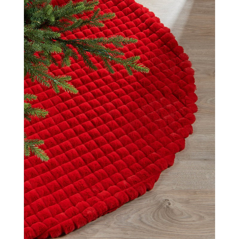 Faux Fur Tree Skirt